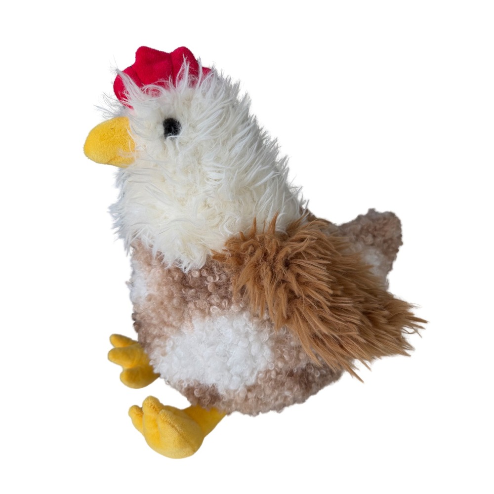 Walmart L Fur Rooster Brown Plush Stuffed Animal Farm Bird
